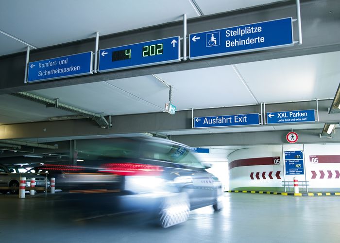 Parkleitsysteme von multiGuide